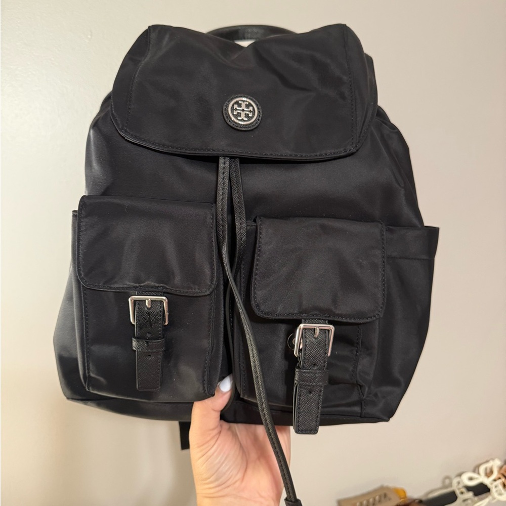 Tory Burch Classic Black Backpack